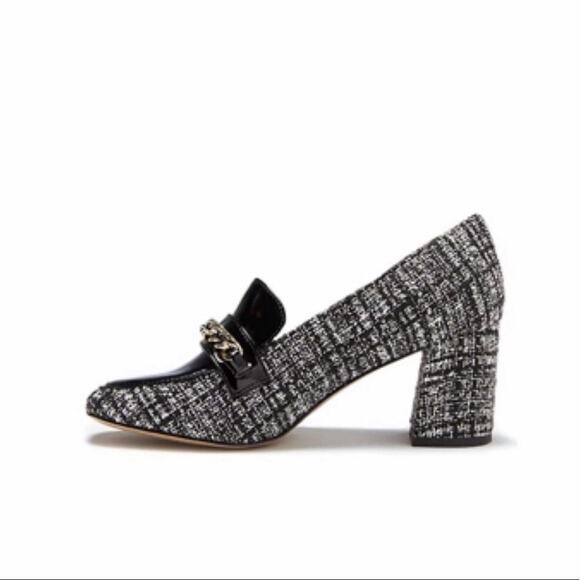 Crown & Ivy Black and White Heels - Picture 2 of 7